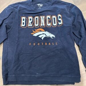 Denver Broncos washed crewneck